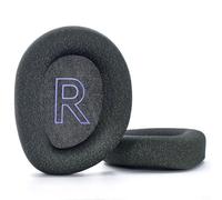 Coussinets de rechange pour casque sans fil Logitech G522 Lightspeed en cuir protéiné souple, ajustement confortable, accessoires de jeu noirs et gris