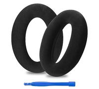 Coussinets de rechange pour casque Sennheiser HD515, HD555, HD595, HD518, HD598, HD598SE, HD598CS, HD560s (Velour/Noir)