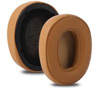 Coussinets de rechange pour casque Skullcandy Crusher Wireless/Evo/ANC Hesh 3/EVO/ANC et Venue ANC, en cuir protéiné souple, mousse d'isolation phonique, marron
