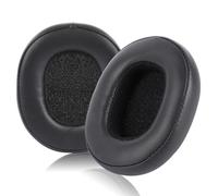 Coussinets de rechange pour casque Skullcandy Crusher Wireless/Evo/ANC, Hesh 3/EVO & Venue ANC/sans fil, en cuir protéiné souple et mousse d'isolation acoustique (noir)