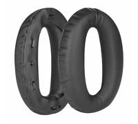 Coussinets de rechange pour casque Sony WH-1000XM2 et MDR-1000X, en mousse de cuir protéiné souple, facile à installer, noir et gris, accessoires pour le confort des basses musicales (A)