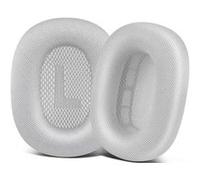 Coussinets de Rechange pour écouteurs Apple Airpods Max avec Tissu en Maille Durable, Mousse Plus Douce et Aimant Argent