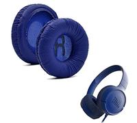 Coussinets de rechange pour écouteurs JBL Tune 600/T450/T450BT/T500BT/JR300BT/E35, avec cuir protéiné et mousse à mémoire de forme