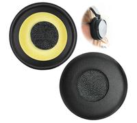 Coussinets De Rechange pour Jabra Evolve Stéréo Bluetooth pour Jabra Evolve 65 20 20se 30 30ii 40 - Noir - en Cuir Protéiné - avec Mousse À Mémoire De Forme Isolante du Bruit