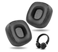 Coussinets de Rechange pour Marshall Major III/IV, 1 Paire Remplacement Coussins d'oreille Oreillettes Mousse à Mémoire Isolation Bruit Compatibles avec Casque Bluetooth Filaires/sans Fil, Noir