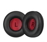 Coussinets de rechange pour oneodio Pro10 - En éponge de rechange - Compatible avec les casques Oneodio Studio Pro10 Pro30 Pro50 Monitor 60 Pro C, isolation du bruit, faciles à installer (noir rouge)