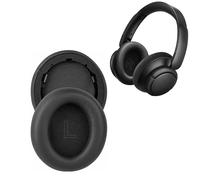 Coussinets de rechange Q30/Q35 pour casque Anker Soundcore Life Q30BT Q35BT Soundcore avec manchon en cuir, noir