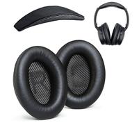Coussinets de rechange QC35 / QC35 II et bandeau QC35 / QC35 ii pour bandeau V3 compatible avec Bose QuietComfort 35 (QC35) et Bose QuietComfort 35 ii (QC35 ii) (AHG-QC35-COMBO-SHPSKN-HB)