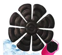 Coussinets de refroidissement pour casquette, gel pour chapeau de soleil, insert de poche de glace, tapis de refroidissement d'été, blocs réfrigérants, apaisants pour les soins de la tête, réduction