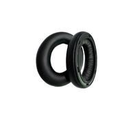 Coussinets de remplacement en cuir d'agneau noirs compatibles avec Sennheiser Momentum 4