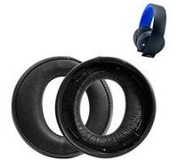 Accessoires audio GENERIQUE Coussinets de remplacement, oreillette mousse coussin de rechange pour casque sony ps3 ps4 gold wireless cechya-0083 stereo 7. 1 headphone - noir