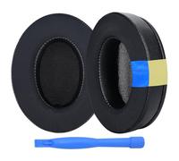 Coussinets de Remplacement pour Sony WH-1000XM3 by MMOBIEL - Gel Réfrigérant & Tissu Ice-Silk avec Mousse à Mémoire de Forme - Oreillettes Anti-Bruit de Rechange - Noir