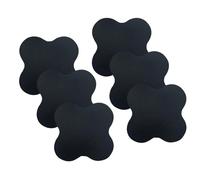 Coussinets de sol pour équipement d'exercice - Tapis de tapis roulant absorbant les chocs en 6 pièces, entraîneur de vélo réduisant le bruit et protecteur de rameur | Parfait pour la maison, le garage