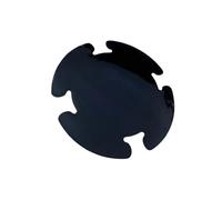 Coussinets de sourdine pour grosse caisse - Autocollant de renfort en feutre - Silencieux - Accessoire d'entraînement silencieux - Patchs à pédale unique