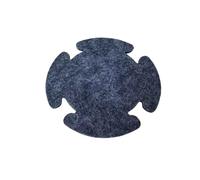 Coussinets de sourdine pour grosse caisse - Autocollant de renfort en feutre - Silencieux - Accessoire d'entraînement silencieux