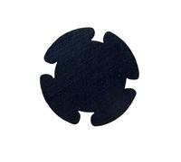 Coussinets de sourdine pour grosse caisse - Autocollant de renfort - Silencieux en feutre - Accessoire d'entraînement silencieux - Silencieux pour grosse caisse