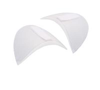 Coussinets de Soutien d'épaule Invisibles, 3 Paires, Coussinets éponge for Chemises et Robes, adhésif Magique, Doux Confortable pour épaules Tombantes et Basses(White)