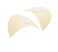 Coussinets de Soutien d'épaule Invisibles, 3 Paires, Coussinets éponge for Chemises et Robes, adhésif Magique, Doux Confortable pour épaules Tombantes et Basses(Beige)