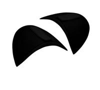 Coussinets de Soutien d'épaule Invisibles, 3 Paires, Coussinets éponge for Chemises et Robes, adhésif Magique, Doux Confortable pour épaules Tombantes et Basses(Black)