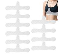 Coussinets de sudation pour soutien-gorge, inserts absorbants en coton de 44 x 8,3 cm, contrôle des odeurs 10 fois, réutilisables, protections sous les aisselles | Protège-seins anti-humidité pour