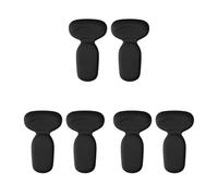 Coussinets de talon avec semelles intérieures attachées au, en mousse à mémoire forme, talons hauts, coussinets chaussures Anti-usure, 6/12 pièces Pour Hommes et Femmes(6pcs-s-Black)