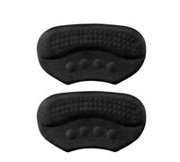 Coussinets de talon en Silicone for chaussures trop grandes, taille réduite, semelles intérieures à talons hauts for femmes, autocollants arrière, protection des pieds anti-usure(Thick Black 0.6cm)