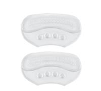 Coussinets de talon en Silicone for chaussures trop grandes, taille réduite, semelles intérieures à talons hauts for femmes, autocollants arrière, protection des pieds anti-usure(Thick Transparent)