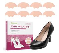 Coussinets de talon et protection du talon pour chaussures - Coussinets de talon en mousse Bukihome pour chaussures trop grandes, empêchent les frottements, les ampoules et les douleurs au talon
