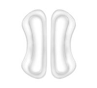Coussinets de talon : inserts transparents réutilisables, colle en silicone, coussin amortisseur | Idéal pour le confort dans les baskets, les talons, les chaussures de danse et les chaussures en cuir
