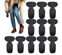 Coussinets de talon pour chaussures - 6 paires d'inserts de protection en coton pour prévention des frottements, coussinets de talon arrière pour hommes et femmes, chaussures amples, protection des pi