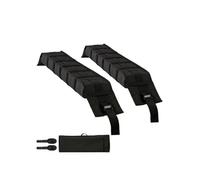 VEVOR Coussinets de Toit Universels, Coussinets pour Porte-bages et Porte-kayak avec Capacité de Charge 80 kg, avec 2 Sangles d'Arrimage et Sac de Rangement Portable, pour Canoë Planche de Surf