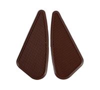 Coussinets de Traction universels pour réservoir de gaz, autocollants de protection pour poignée de genou, adaptés au Sportster Dyna Softail Protection de réservoir moto(Light Brown)