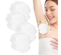 Coussinets de transpiration pour les aisselles, coussinets de transpiration pour les aisselles pour femme, Patch absorbant la transpiration, 20 pièces, Protection fine des aisselles, Non visible, Cous