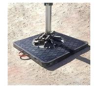 Coussinets de Vérins Stabilisateurs Plaque de support de stabilisateur comprenant des poignées de transport en corde, des patins de mise à niveau de grue pour caravane, camping-car, patins de support