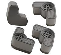 Coussinets de vibrations pour machine à laver - Piédestal de séchoir à rondelle 4 x | Évite le bruit et les glissements | Absorbant en caoutchouc | Stabilisateur d'augmentation d'absorption des chocs