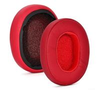 Coussinets d'écouteurs pour Skullcandy Crusher sans fil Hesh pour Evo - Coussinets de rechange en cuir synthétique pour un confort amélioré Rouge