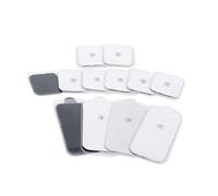 Coussinets d'électrode auto adhésifs de remplacement, 12 pièces, stimulateur musculaire électrique, Machine de thérapie numérique, autocollants de Massage pour Tens EMS