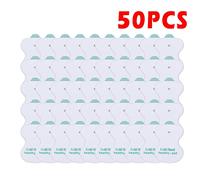 Coussinets D'électrodes Tens Remplaçables, 50 Pièces, Pour Thérapie De Pelage, Masseur, Stimulateur Musculaire Thérapeutique, Dispositif D'acupuncture