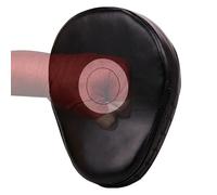 Coussinets d'entraînement de boxe - Coussinets de boxe incurvés et épais - Mitaines de frappe pour adultes - Bouclier de main ergonomique + bande de fixation réglable au poignet - Nylon polyuréthane