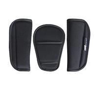Coussinets d'épaule de siège de voiture, 3 ceintures de sécurité antidérapantes pour, sangles de rechange en polyester respirant, coussinets d'épaule de siège de voiture avec entretien sans