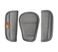 Coussinets d'épaule de siège de voiture, 3 ceintures de sécurité antidérapantes pour, sangles de rechange en polyester respirant, coussinets d'épaule de siège de voiture avec entretien sans