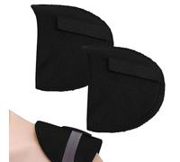 Coussinets d'épaules en silicone autocollants - Invisibles et souples - Pour homme et femme - Transparent, noir et blanc - Coussinets d'amplificateur d'épaules pour vêtements, vestes, chemisiers