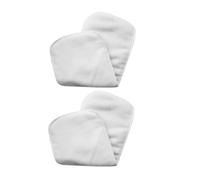 Coussinets D'incontinence Lavables pour Femmes, Microfibre, 2 Pièces, Blanc | Absorption Renforcée et Verrouillage de L'humidité, pour Usage Nocturne, Fauteuils Auto, Literie, Soin Assisté