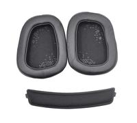 Coussinets d'oreille + bandeau pour casque G633 G933 Cache-oreilles en mousse de remplacement Accessoires de coussin d'oreille