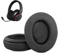 Coussinets d'oreille Compatible avec Creative Sound BlasterX H6 7.1 USB Gaming Headset Coussinets d'oreille de Rechange en Tissu Durable et Respirant avec Mousse Haute densité