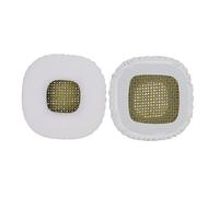 Coussinets d'oreille compatibles avec le casque Marshall Major, conception ergonomique pour un confort durable, matériau en coton blanc assurant une