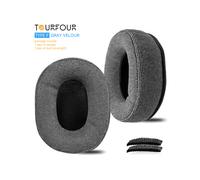 Coussinets d'oreille compatibles avec le casque Redragon H510 Zeus, type F, en velours gris
