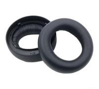Coussinets d'oreille de qualité supérieure pour casque Sony Pulse 3D pour PS5 en mousse à mémoire de forme haute densité en cuir protéiné 90 mm (A)