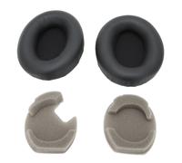 Coussinets d'oreille de rechange à isolation acoustique améliorée, en mousse à mémoire de forme haute densité antibruit, en cuir protéiné