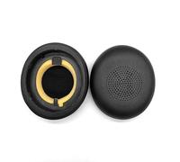 Coussinets d'oreille de Rechange Casque pour Jabra Elite 45H Coussinets d'oreille en Mousse, Coussinets d'oreille de Rechange pour Accessoires de réparation (Noir)